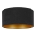 Duolla - Iluminação de teto ROLLER 3xE27/15W/230V diâmetro 60 cm preto/dourado