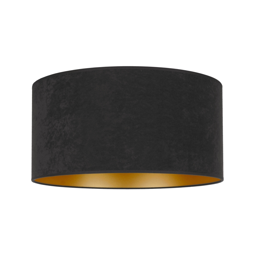 Duolla - Iluminação de teto ROLLER 3xE27/15W/230V diâmetro 60 cm preto/dourado