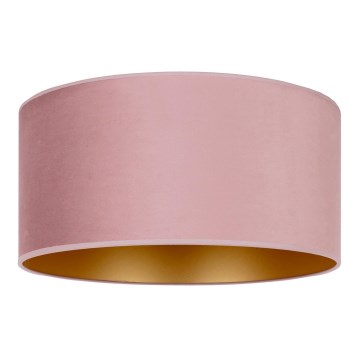 Duolla - Iluminação de teto ROLLER 3xE27/15W/230V diâmetro 60 cm rosa/dourado