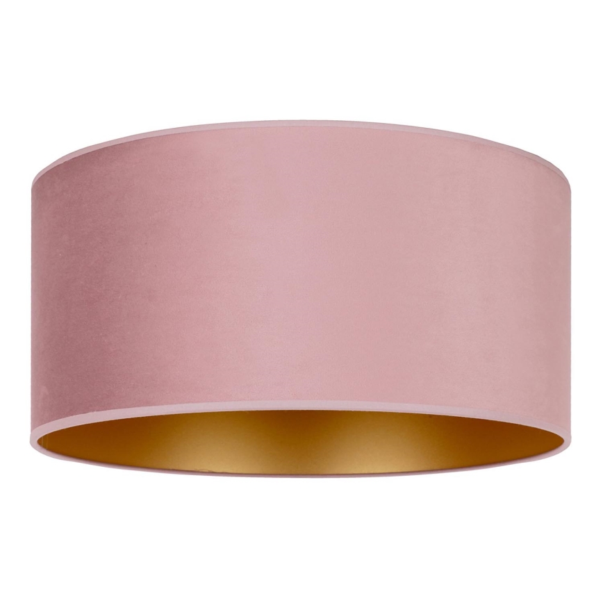 Duolla - Iluminação de teto ROLLER 3xE27/15W/230V diâmetro 60 cm rosa/dourado