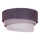 Duolla - Iluminação de teto TRIO 1xE27/15W/230V diâmetro 45 cm antracite/cinzento/branco
