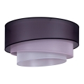 Duolla - Iluminação de teto TRIO 1xE27/15W/230V diâmetro 45 cm preto/rosa/prateado