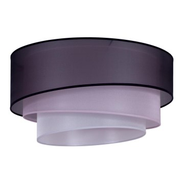 Duolla - Iluminação de teto TRIO 1xE27/15W/230V diâmetro 45 cm preto/rosa/prateado