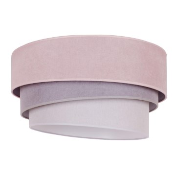 Duolla - Iluminação de teto TRIO 1xE27/15W/230V diâmetro 45 cm rosa/cinzento/branco