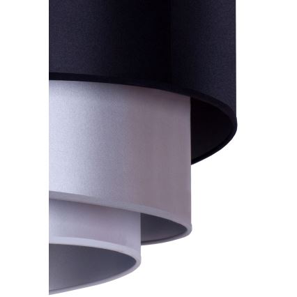 Duolla - Iluminação de teto TRIO 1xE27/15W/230V diâmetro 60 cm azul/prateado
