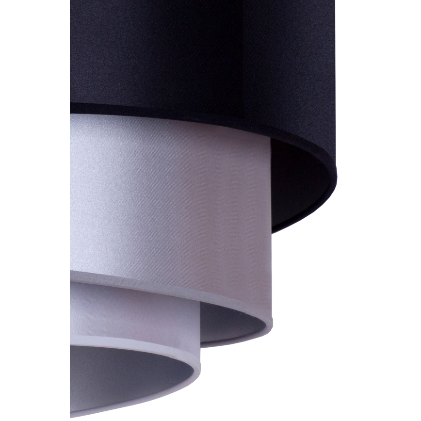 Duolla - Iluminação de teto TRIO 1xE27/15W/230V diâmetro 60 cm azul/prateado