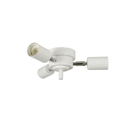Duolla - Iluminação de teto YUTE TRIO 3xE27/15W/230V diâmetro 60 cm castanho/cinzento/bege