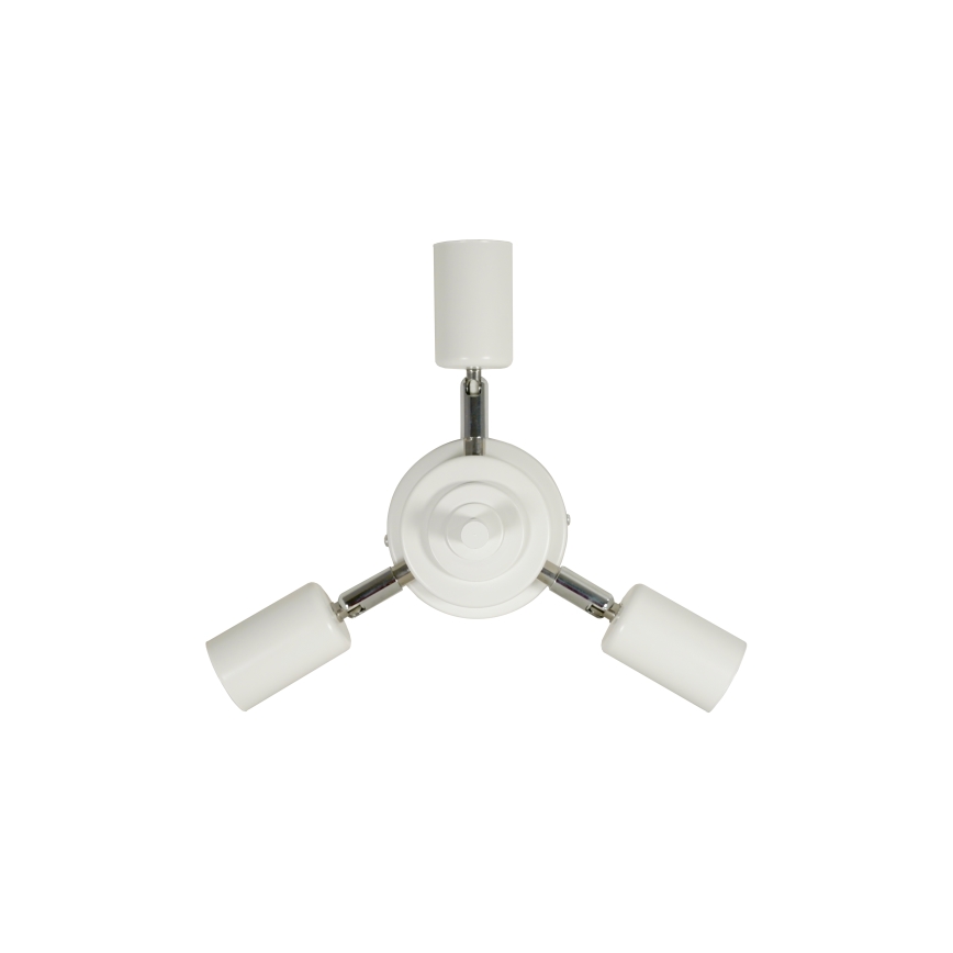 Duolla - Iluminação de teto YUTE TRIO 3xE27/15W/230V diâmetro 60 cm castanho/cinzento/bege