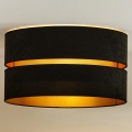 Duolla - Luminária de teto DUO 1xE27/40W/230V diâmetro 40 cm preto/dourado