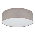 Duolla - Luminária de Teto LED CORTINA LED/26W/230V diâmetro 45 cm 4000K castanho