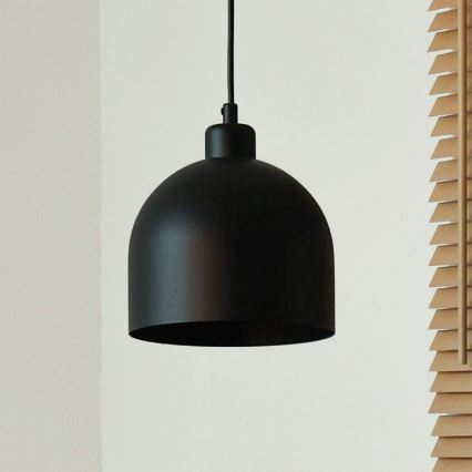 Duolla - Lustre em cabo IRONLINE 1xE27/15W/230V Ø17 cm preto