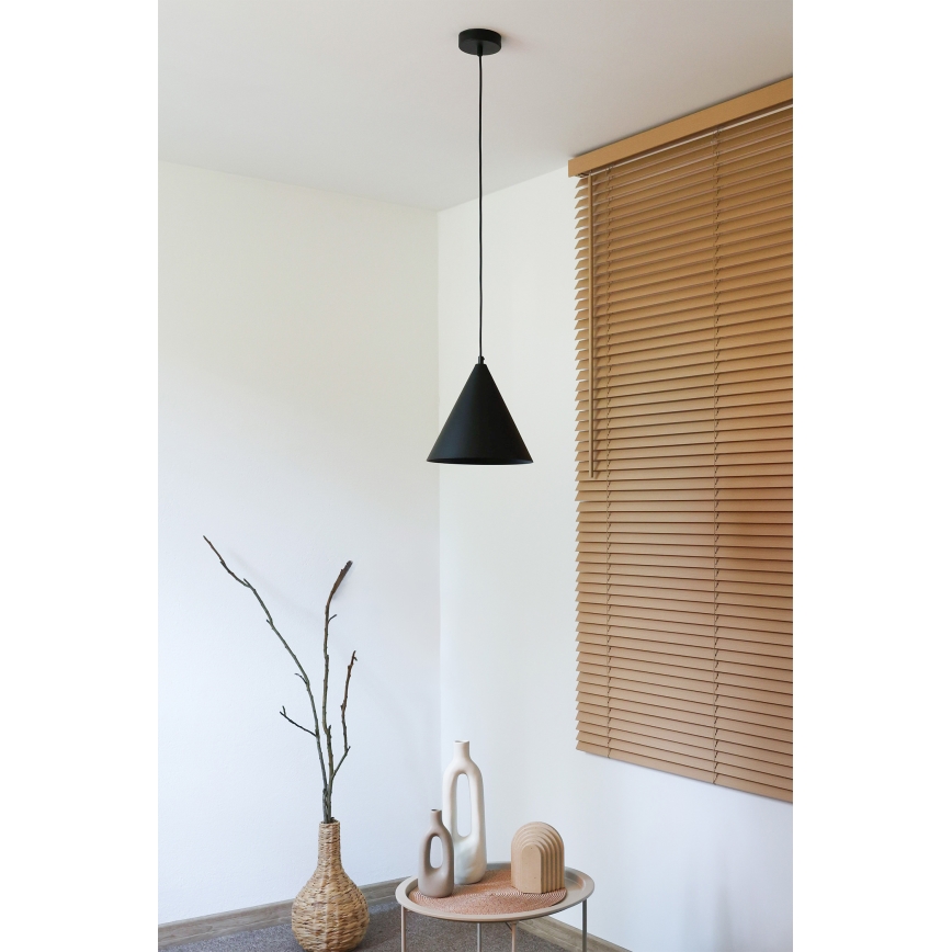 Duolla - Lustre pendente com cabo IRONLINE 1xG9/3W/230V Ø 25 cm preto