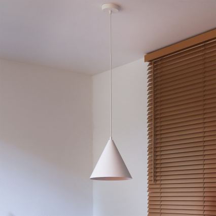 Duolla - Lustre pendente em cabo IRONLINE 1xG9/3W/230V Ø 25 cm branco