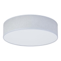 Duolla - Plafon LED CORTINA LED/26W/230V diâmetro 30 cm 4000K cinza