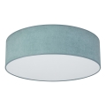Duolla - Plafon LED CORTINA LED/26W/230V diâmetro 45 cm 4000K turquesa