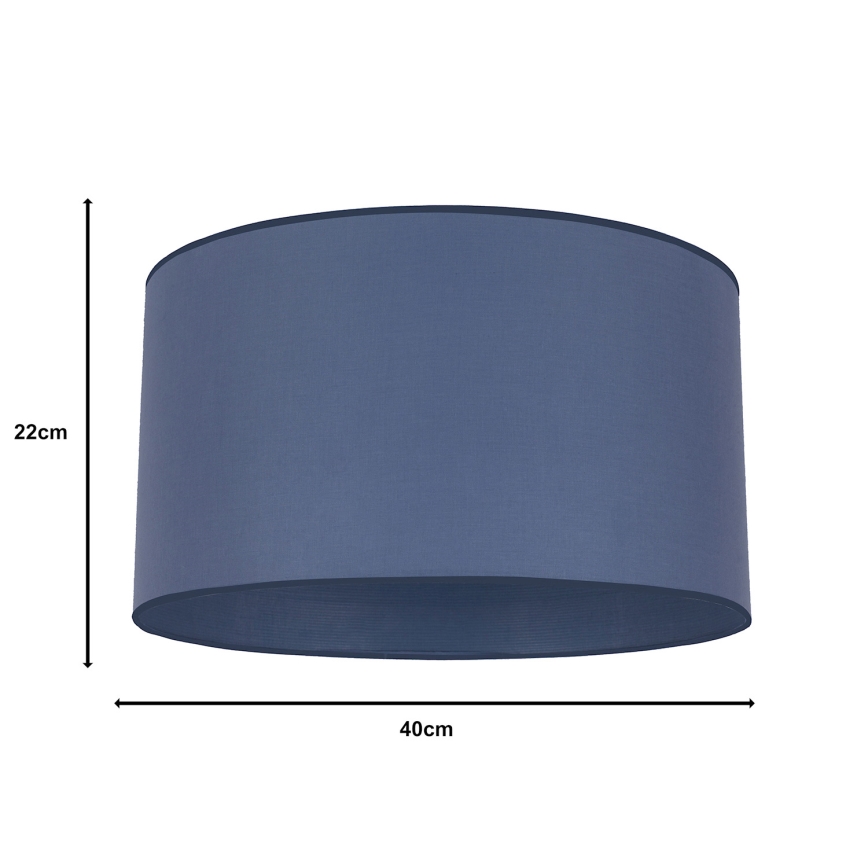 Duolla - Universal lampshade ROLLER E27 diâmetro 40 cm azul