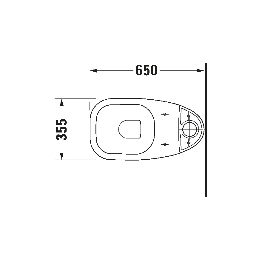 Duravit 21110100002 - Sanita combinada D-CODE cerâmica/branco brilhante