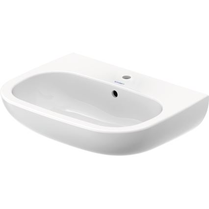 Duravit 23106000002 - Lavatório suspenso D-CODE 60x46 cm cerâmica/branco brilhante