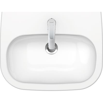 Duravit 23106000002 - Lavatório suspenso D-CODE 60x46 cm cerâmica/branco brilhante