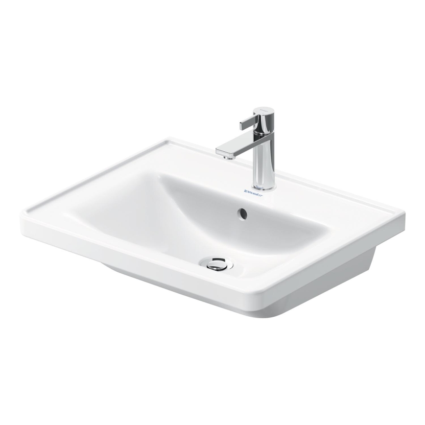 Duravit 2367600000 - Lavatório suspenso D-NEO 60x48 cm cerâmica/branco brilhante
