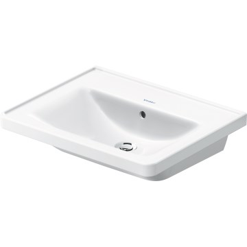Duravit 2367600060 - Lavatório suspenso D-NEO 60x48 cm cerâmica/branco brilhante