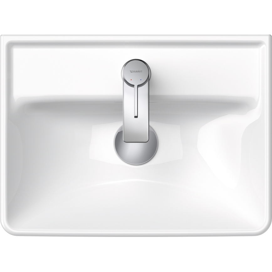 Duravit 738450041 - Lavatório suspenso D-NEO 45 x 33,5 cm cerâmica/branco brilhante