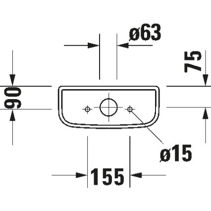 Duravit 927000004 - Cisterna de descarga para sanita D-CODE 6/3l cerâmica/branco