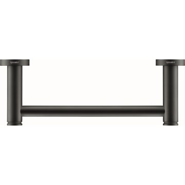 Duravit 99144600 - Barra de apoio para banheira D-CODE 28,4 cm, preto mate