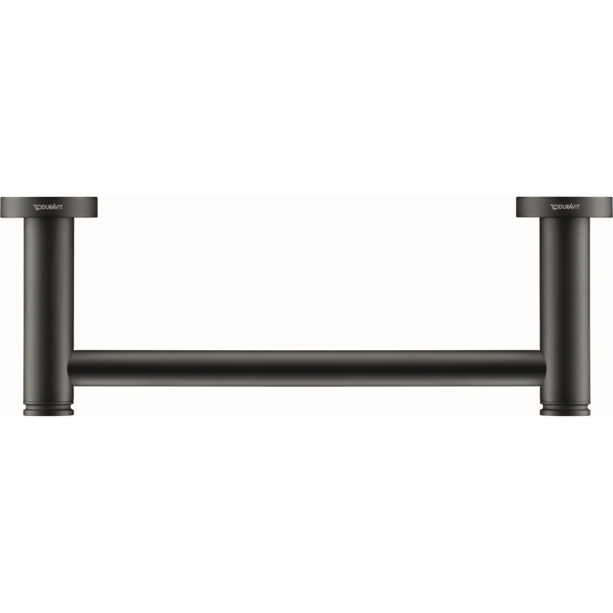 Duravit 99144600 - Barra de apoio para banheira D-CODE 28,4 cm, preto mate