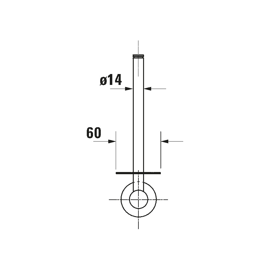 Duravit 99151000 - Porta-papel higiénico D-CODE, cromado brilhante