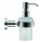 Duravit 99161000 - Dispensador de sabão mural D-CODE 390 ml vidro leitoso/cromado brilhante