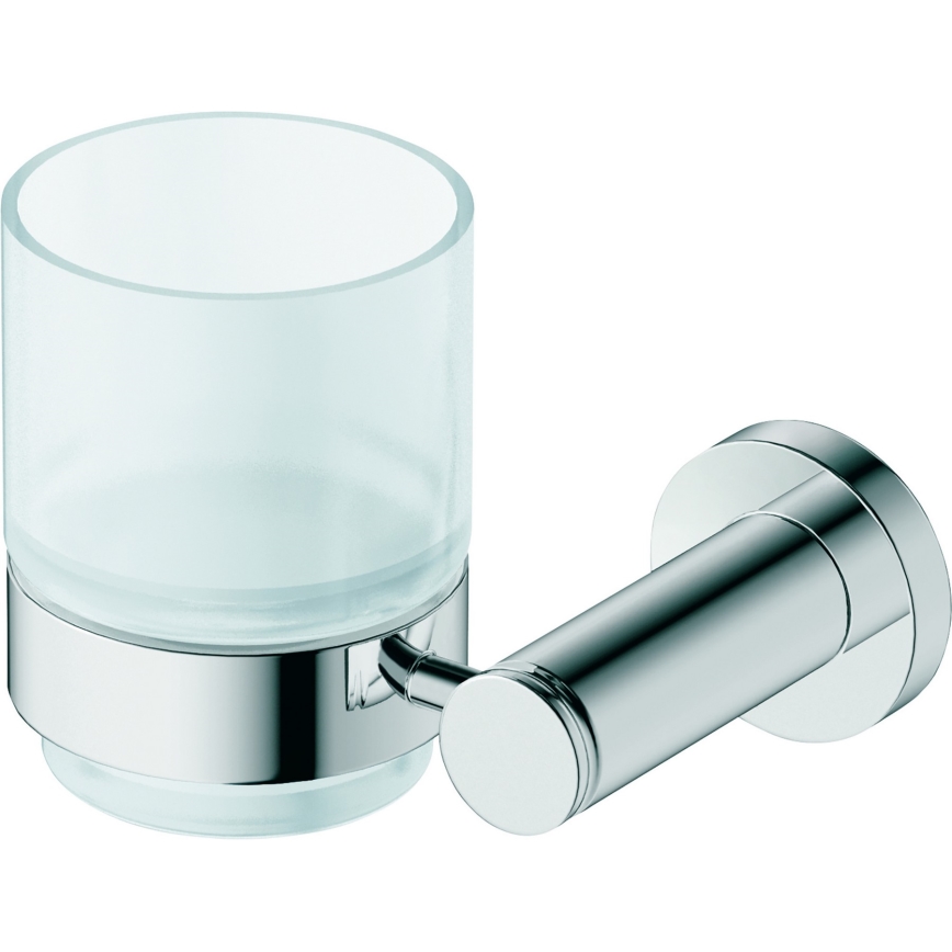 Duravit 99191000 - Suporte de parede para escovas de dentes D-CODE, lado esquerdo, cromado brilhante
