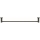 Duravit 99244600 - Toalheiro de parede D-CODE 64,5 cm preto mate