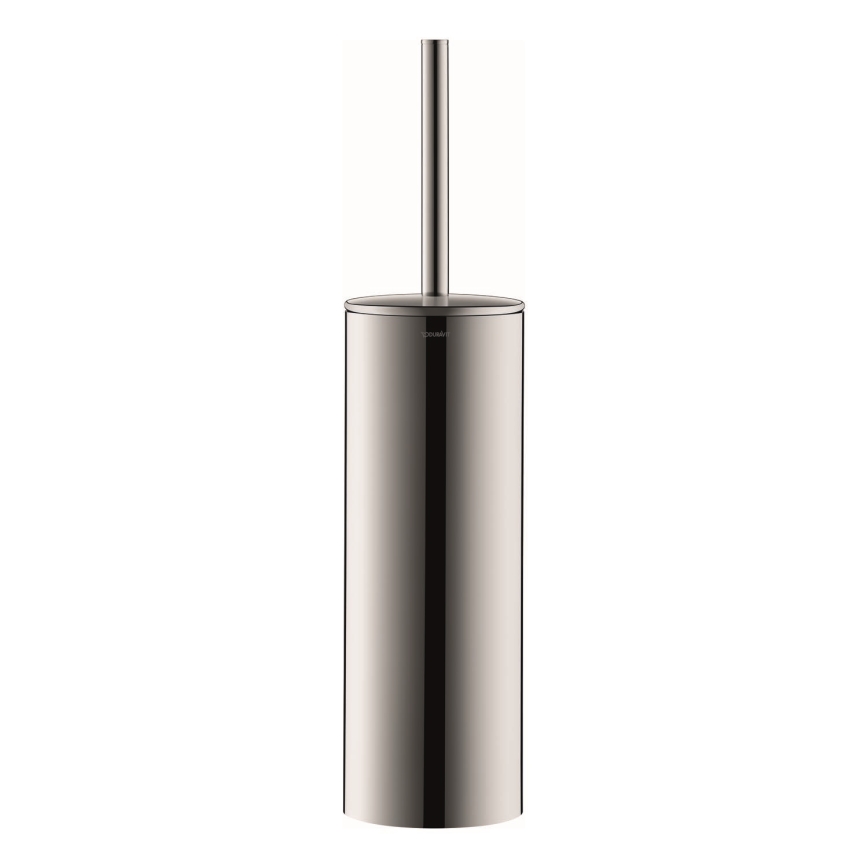 Duravit 99281000 - Escova de WC de pé D-CODE, cromado brilhante
