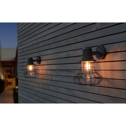 Eco-Iluminação - Iluminação de parede exterior BIRD 1xE27/60W/230V IP44