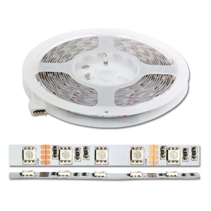 Tira LED RGB 5 m LED/72W/230V + controlo remoto