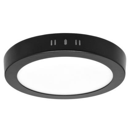 Iluminação de teto LED LADA LED/12W/230V 3000/4000/6000K diâmetro 17 cm preto