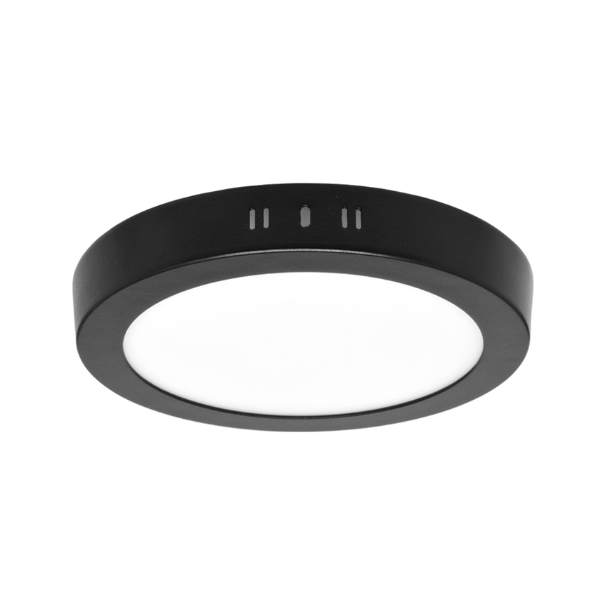 Iluminação de teto LED LADA LED/25W/230V 3000/4000/6000K diâmetro 30 cm preto