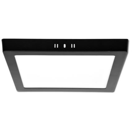 Iluminação de teto LED RAFA LED/18W/230V 3000/4000/6000K 22x22 cm preto