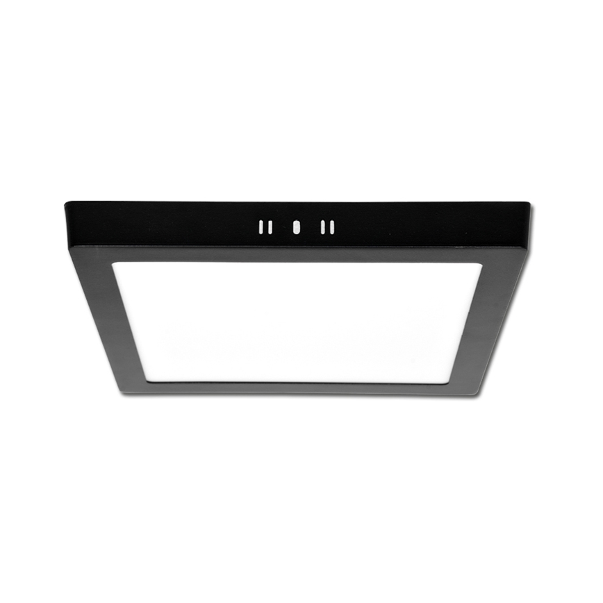 Iluminação de teto LED RAFA LED/18W/230V 3000/4000/6000K 22x22 cm preto