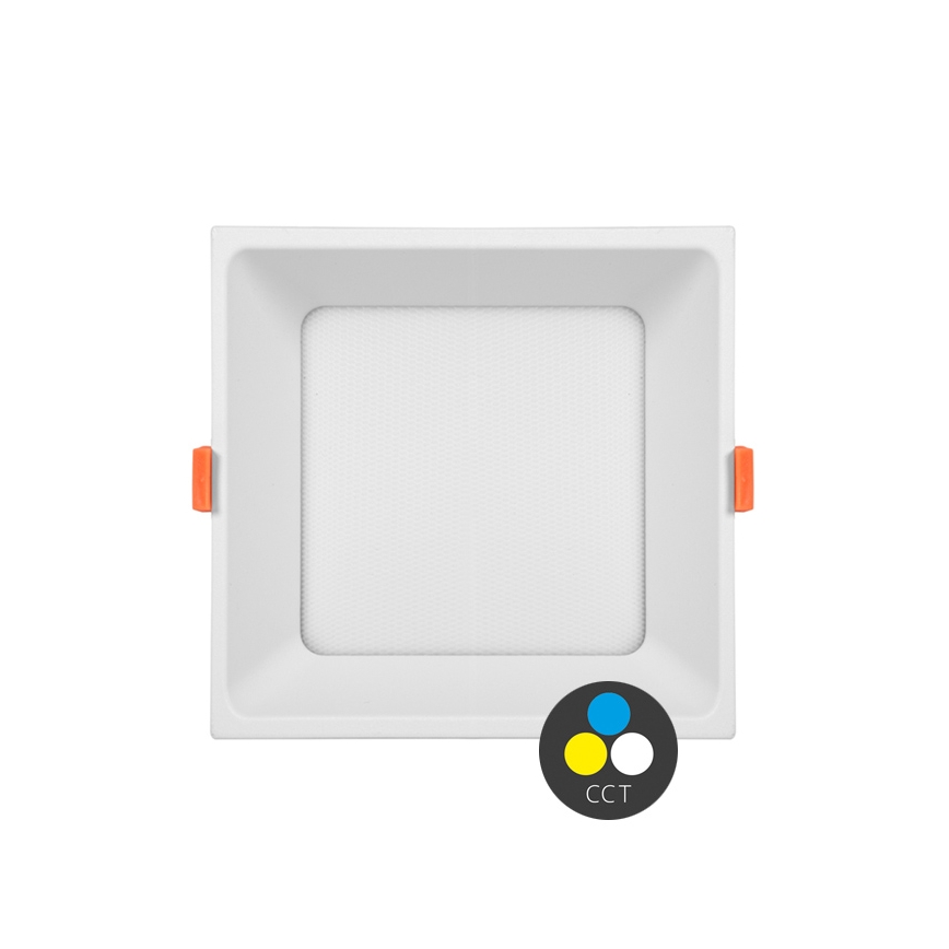 Foco de encastrar LED TONY LED/12W/230V 3000/4000/6500K 12x12 cm branco