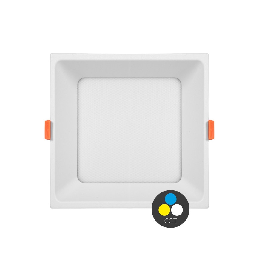 Foco de encastrar LED para casa de banho  TONY LED/24W/230V 3000/4000/6500K 17x17 cm IP44 branco