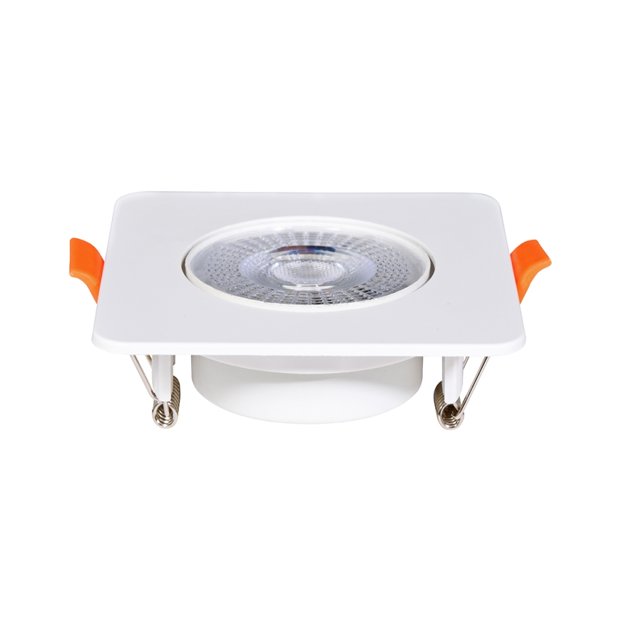 Foco de encastrar LED com regulação KENT LED/3/5/7W/230V 3000/4000/6000K 9x9 cm branco
