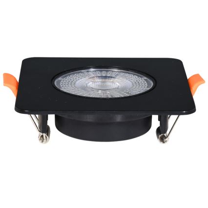 Foco de encastrar LED com regulação KENT LED/3/5/7W/230V3000/4000/6000K 9x9 cm preto