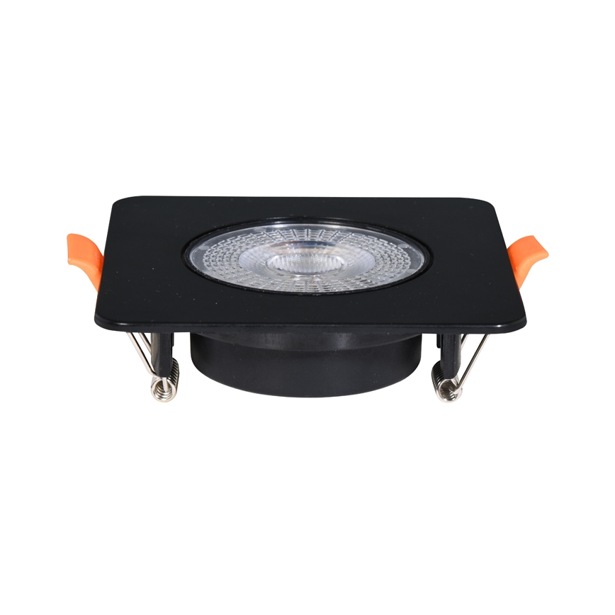 Foco de encastrar LED com regulação KENT LED/3/5/7W/230V3000/4000/6000K 9x9 cm preto