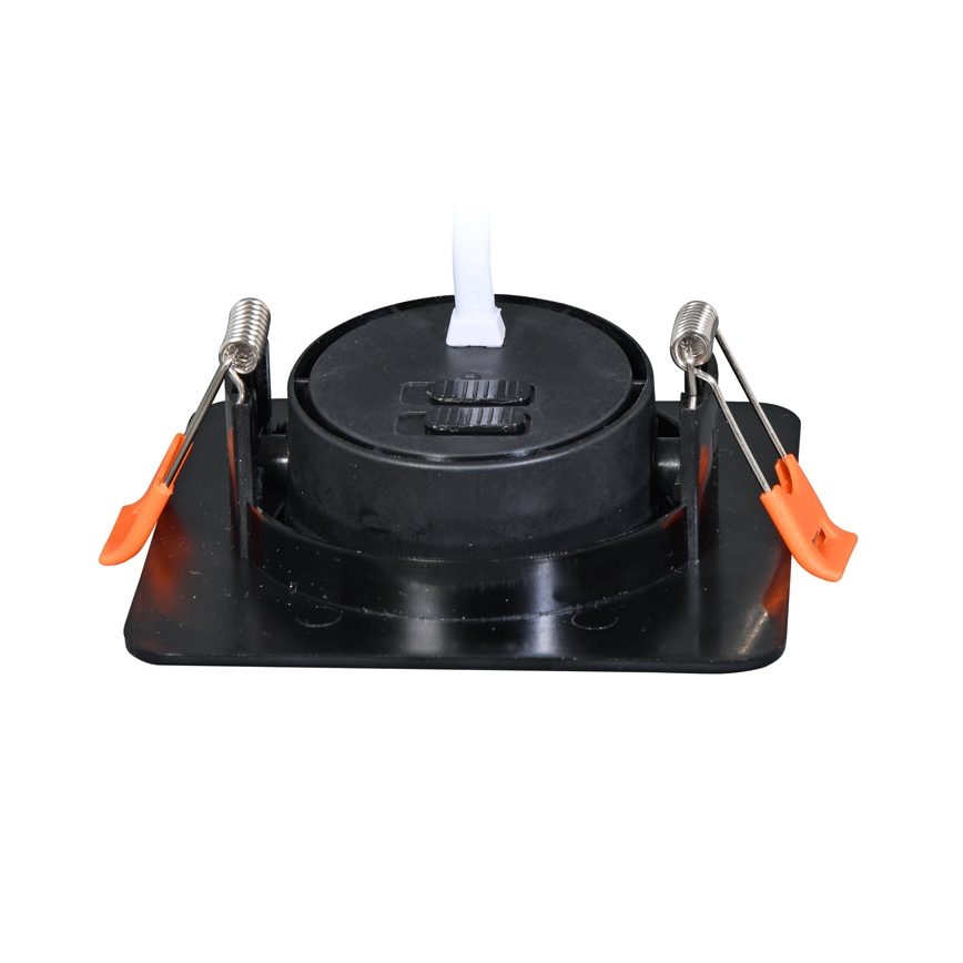 Foco de encastrar LED com regulação KENT LED/3/5/7W/230V3000/4000/6000K 9x9 cm preto