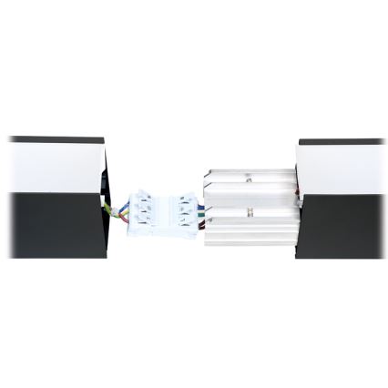Iluminação de teto LED DONAR LED/28W/230V 4000K 120 cm preto