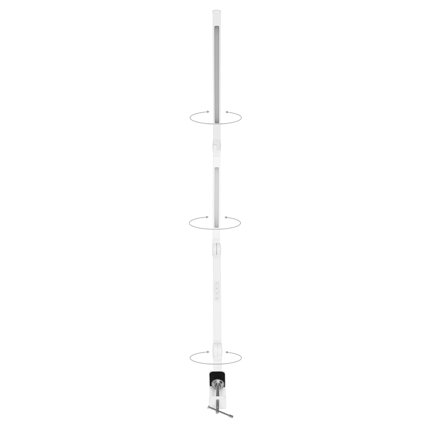Candeeiro de mesa LED com regulação SPACE LED/8W + LED/11W/230V 3000-6000K branco