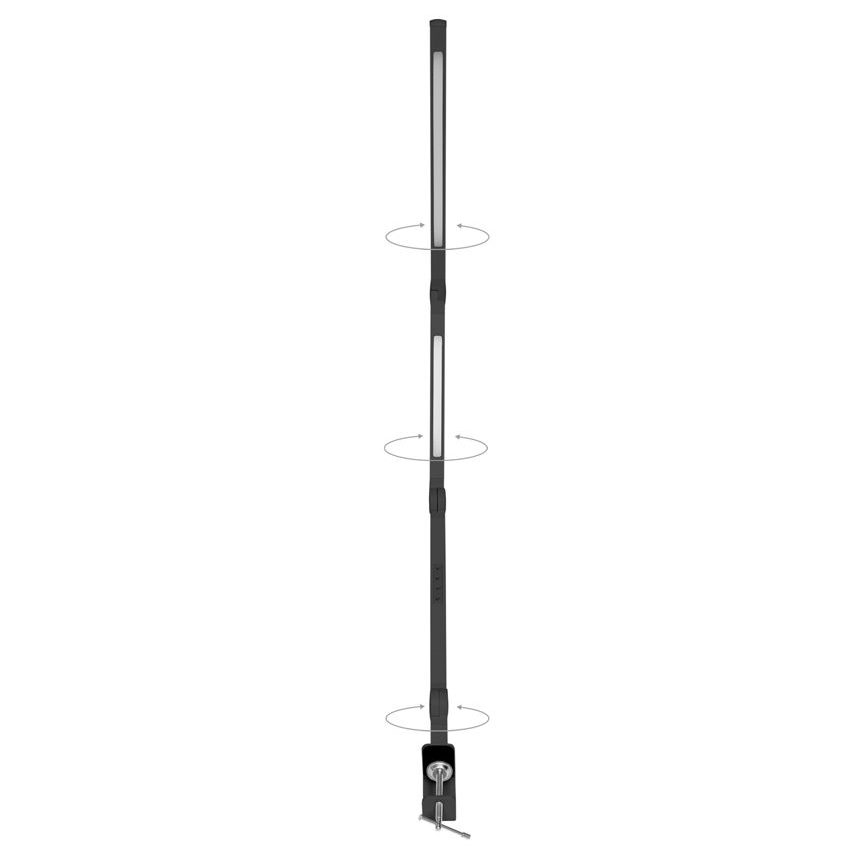 Candeeiro de mesa LED com regulação SPACE LED/8W + LED/11W/230V 3000-6000K preto