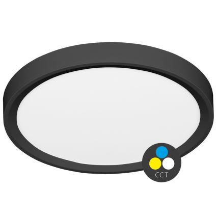 Iluminação de teto LED SALY LED/50W/230V 3000/4000/6000K diâmetro 60 cm IP40 preto